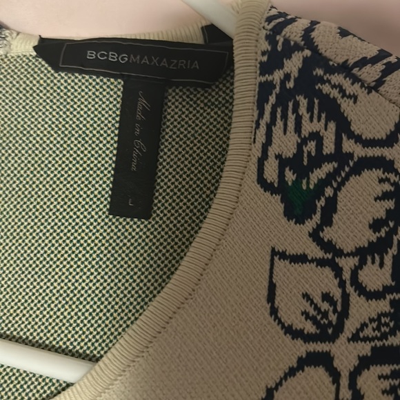 BCBG Max Azria floral dress size large - Picture 5 of 6